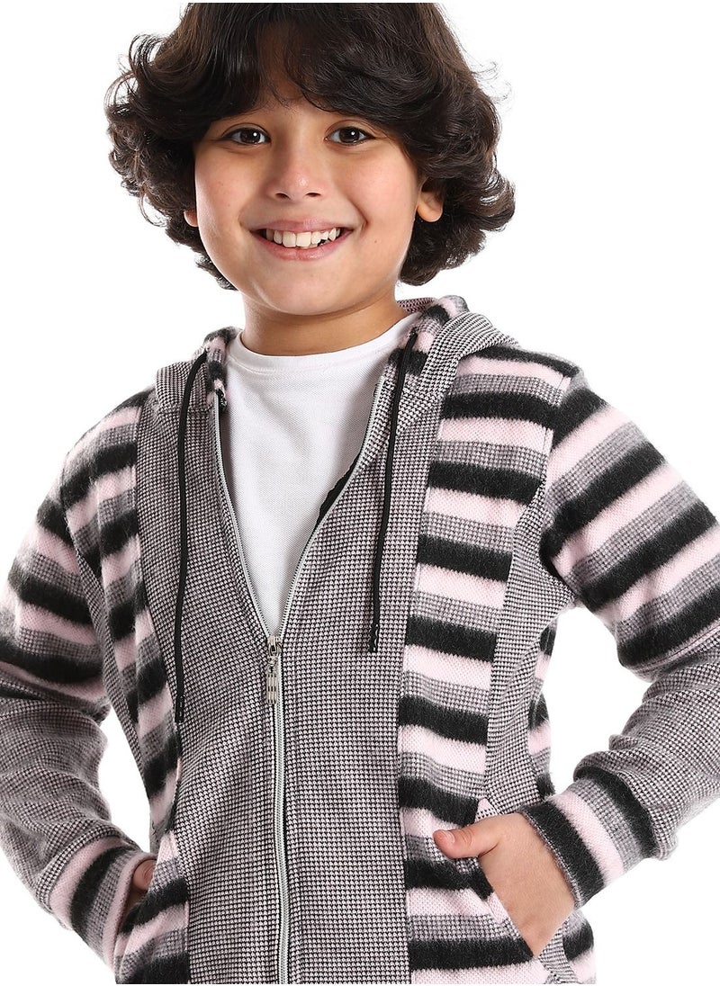 سيزار - هودي للجنسين مزود بسوستة من الوسط - Image 1