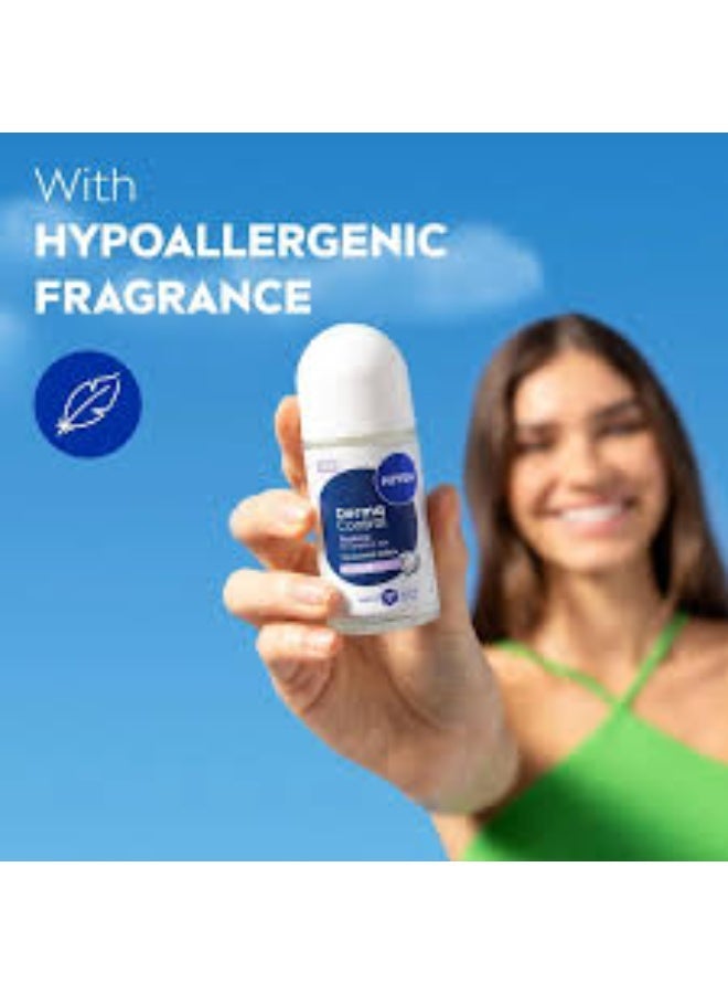 نيفيا مزيل عرق "نيفيا ديرما كنترول ريستور" (Nivea Derma Control Restore) بتركيبة تدوم 72 ساعة، عبوة دوارة (رول أون) سعة 50 مل. - Image 2