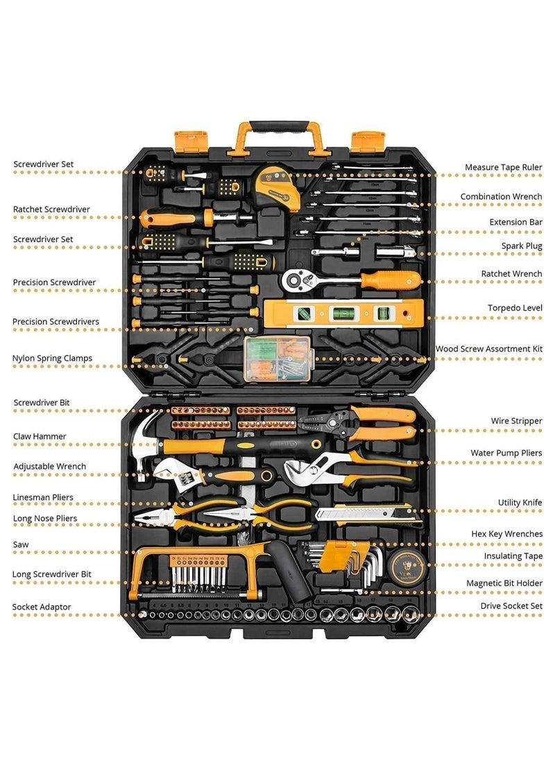 Cool Baby - 228 Piece socket wrench ,auto repair tool, combination package mixed tool set, hand tool kit with plastic toolbox storage case. - Image 1