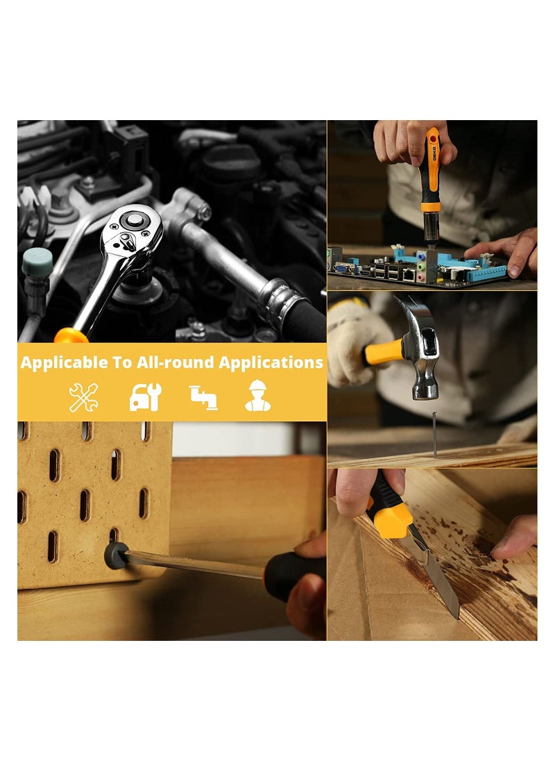 Cool Baby - 228 Piece socket wrench ,auto repair tool, combination package mixed tool set, hand tool kit with plastic toolbox storage case. - Image 1