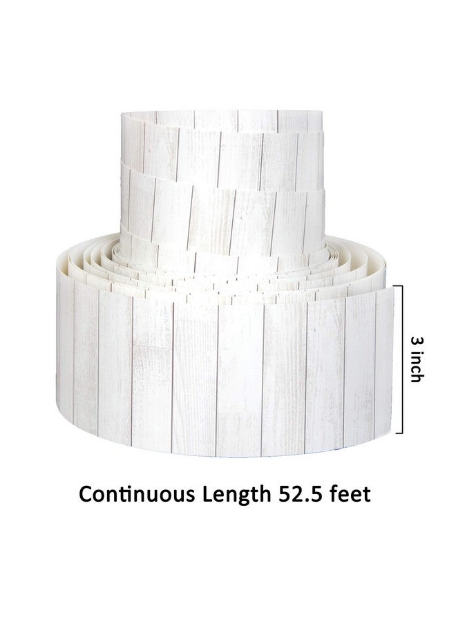 Youngever 52.5 Ft Bulletin Board Borders For Classroom Decoration (White Wood Design) - Image 2