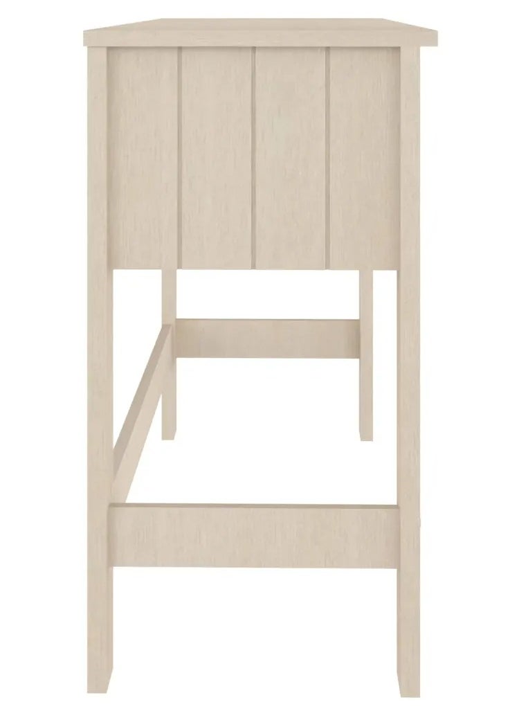 فيداكسل مكتب هامار الحديث باللون البني العسلي 110x40x75 سم من خشب الصنوبر الصلب  - Image 4