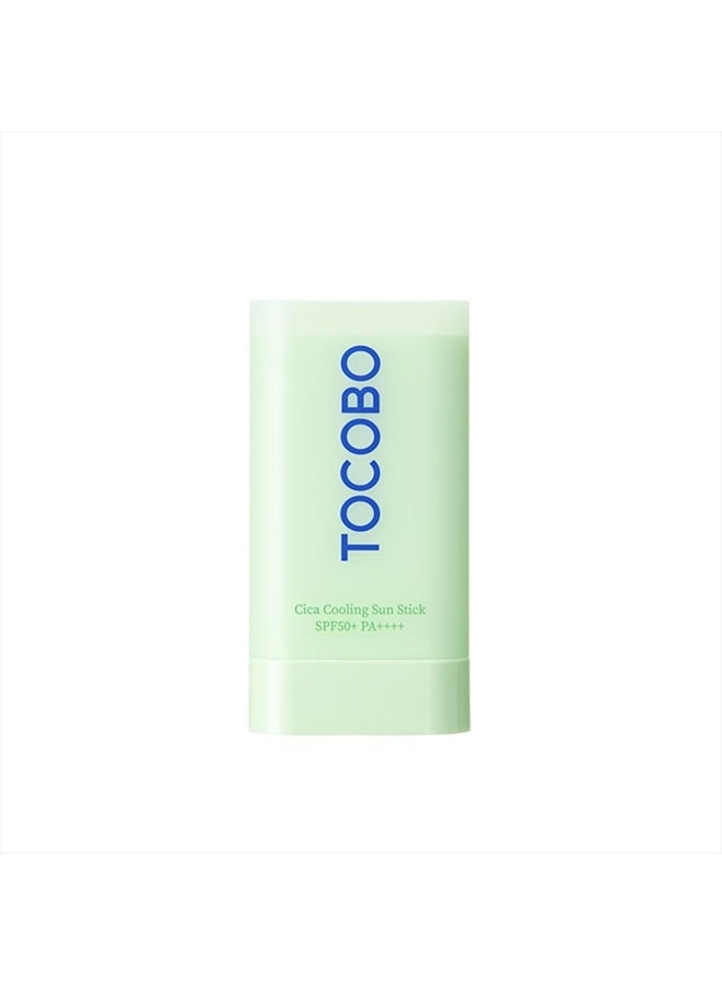 Tocobo Cica Cooling Sun Stick SPF50+ PA++++ - Fermented Cica Complex, Cooling Sun Stick, Reduces Skin Temperature, Quick Soothing, Lightweight and Moisturizing Sun Stick 18g - Image 1