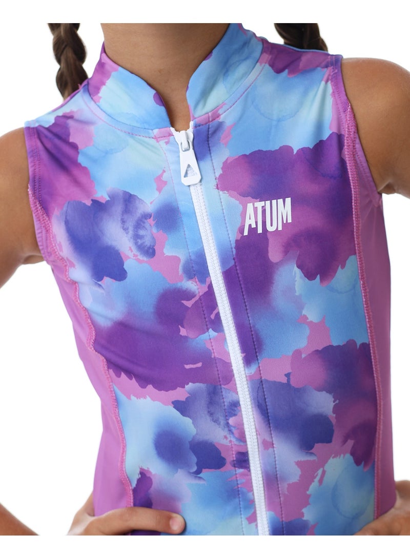 ATUM Elegant Splash Girls Lilac Jumpsuit - Image 3