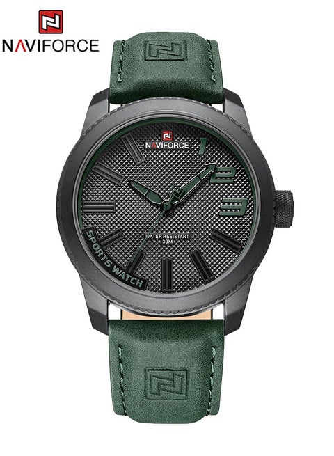 NAVIFORCE Popular Male Wristwatch Military Sports Shockproof Waterproof Leather Watch Men Fashion Casual Clock Luxury Men's Watches