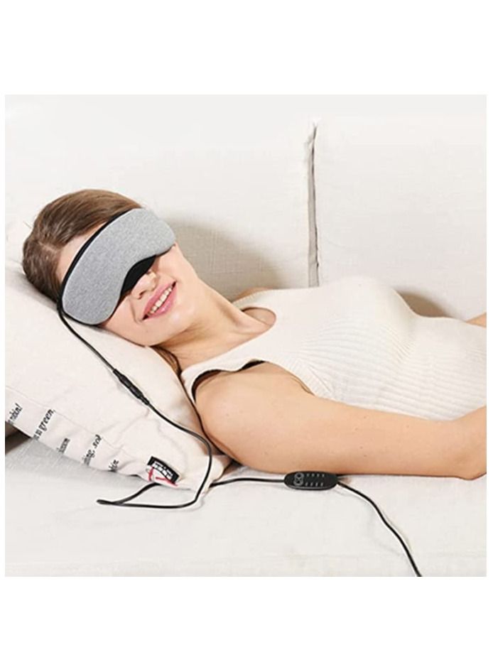 ORiTi Heated Eye Mask, USB Eye Mask for Dry Eyes with Temperature & Timer Control, Earplugs, Warm Eye Compress Heating Pad for Sleep, Dry Eyes, Blepharitis, Dark Circles, Puffy Eyes - Image 1