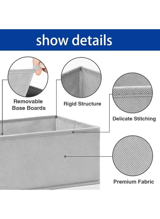 Variant Color 4 Piece Drawer Style Storage Box For Clothes Underwear And Socks - Image 4