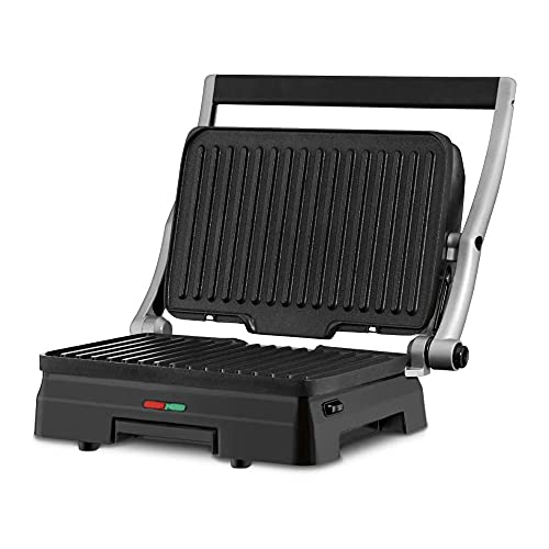 Cuisinart GR-11 Griddler 3-in-1 Grill and Panini Press, Silver - Image 4