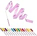 PAMASE Dance Ribbons 16 Packs Ribbon Wands with NonSlip Handles for Girls Gift 66ft Rhythmic Gymnastics Dancing Rainbow Twirler Sticks Streamers Dance Flags - Image 3