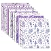 BHNACIER 24 Sheets Lavender Scrapbook Paper 118 x 118 Purple Flower Butterfly Pattern Papers DoubleSided Lavender Pattern Paper Purple Floral Decorative Decoupage Cardstock for Card Making Scrapbook - Image 2