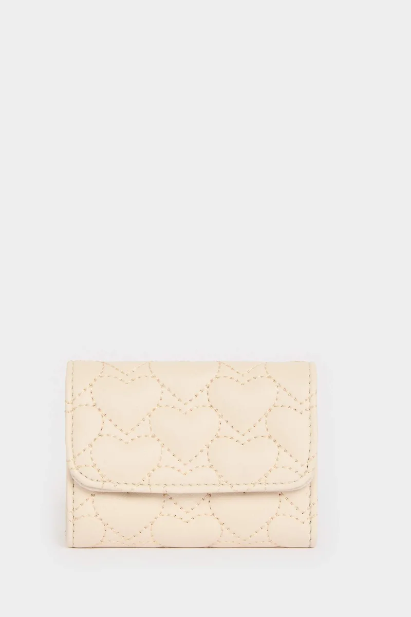 Woman Faux Leather Business Card Wallet