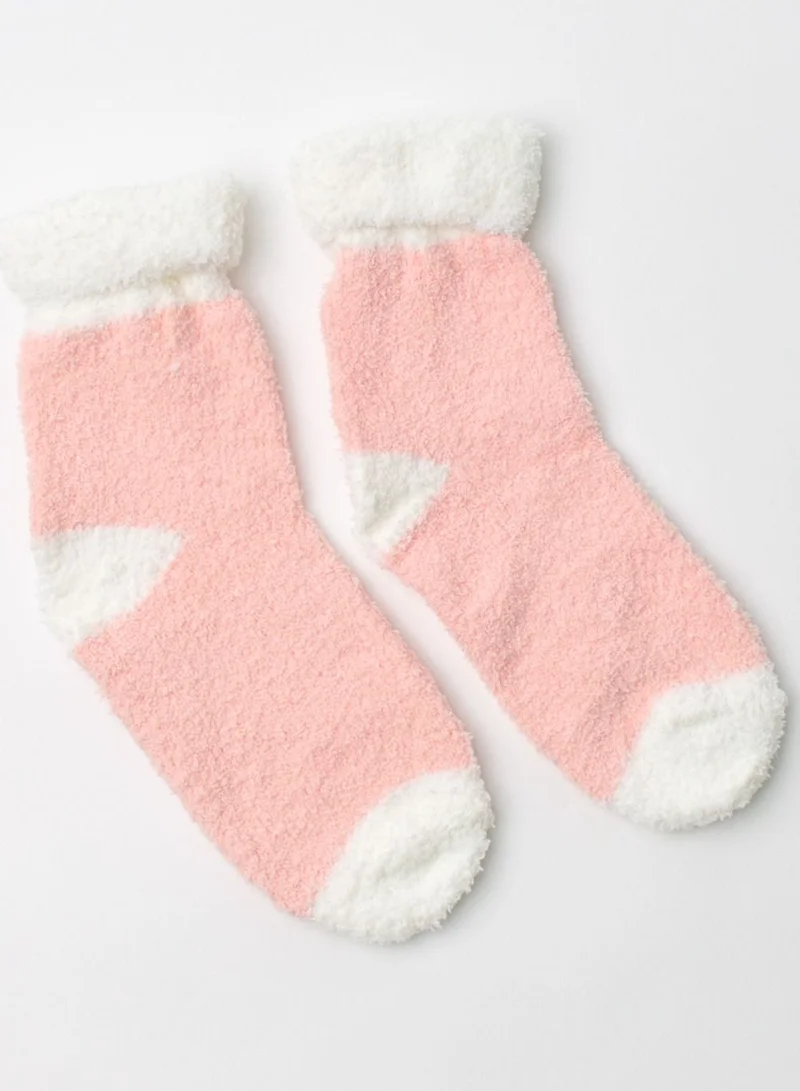 Prickly Pear Cozy Slipper Socks