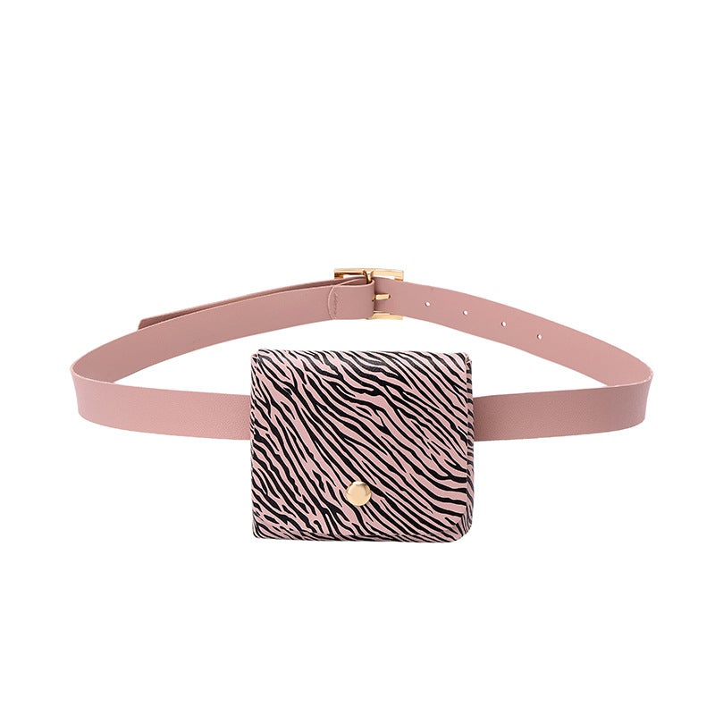 Ladies Mini Belt Bag Fashion Coin Purse Leopard print - Image 2