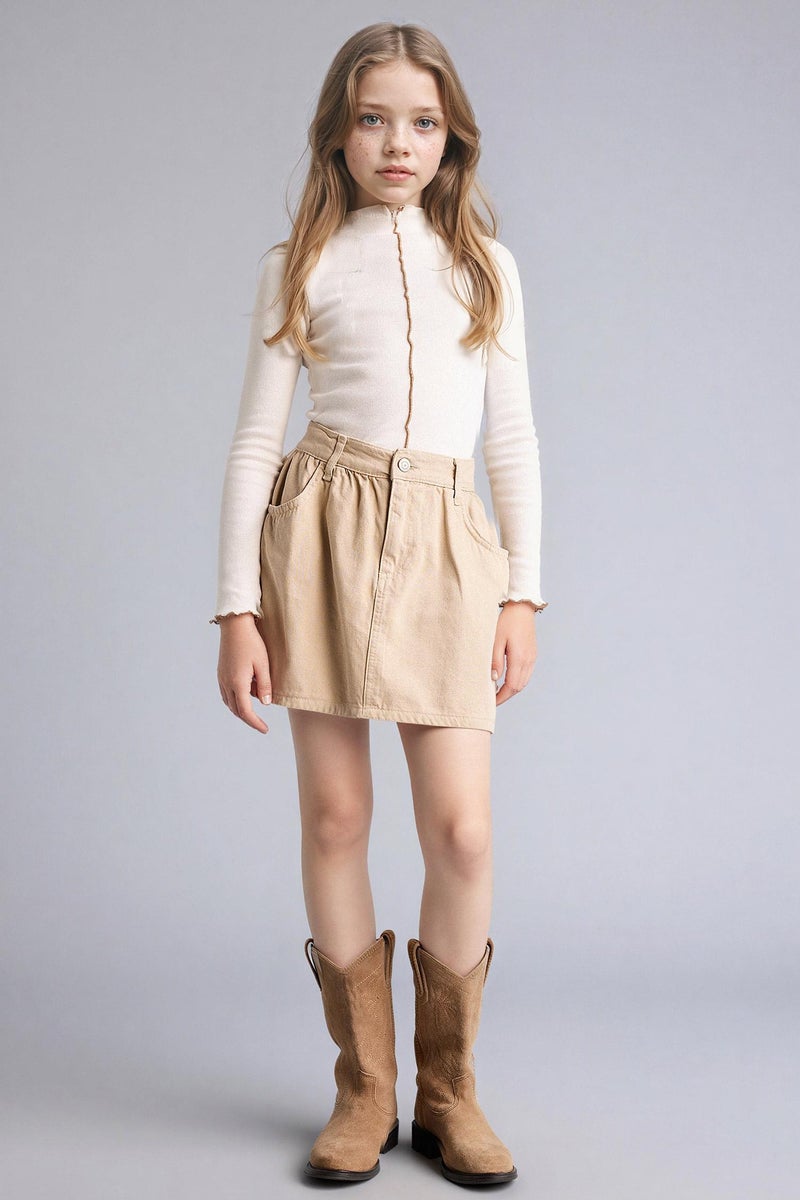 ديفاكتو جيبة بناتي قطن - Image 3