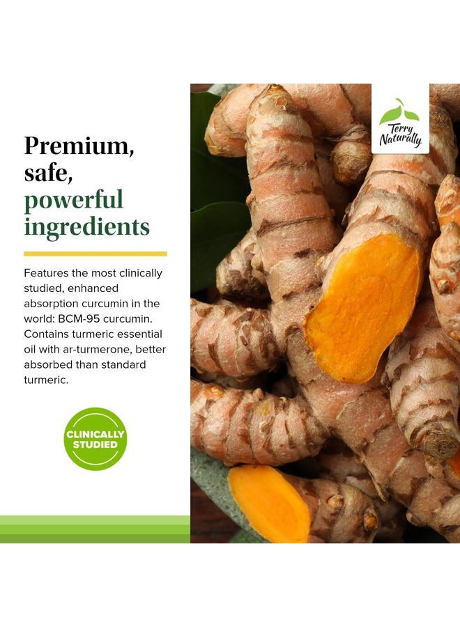 Terry Naturally Curamin - Curcumin Supplement for Circulation & Endorphin Support - Support for Occasional Discomfort - Aids Healthy Muscles - 60 Capsules - Image 5