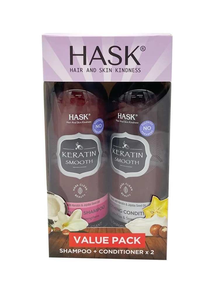 HASK Hask Shampoo & Conditioner 355Ml Asstd. X2 Value Pack