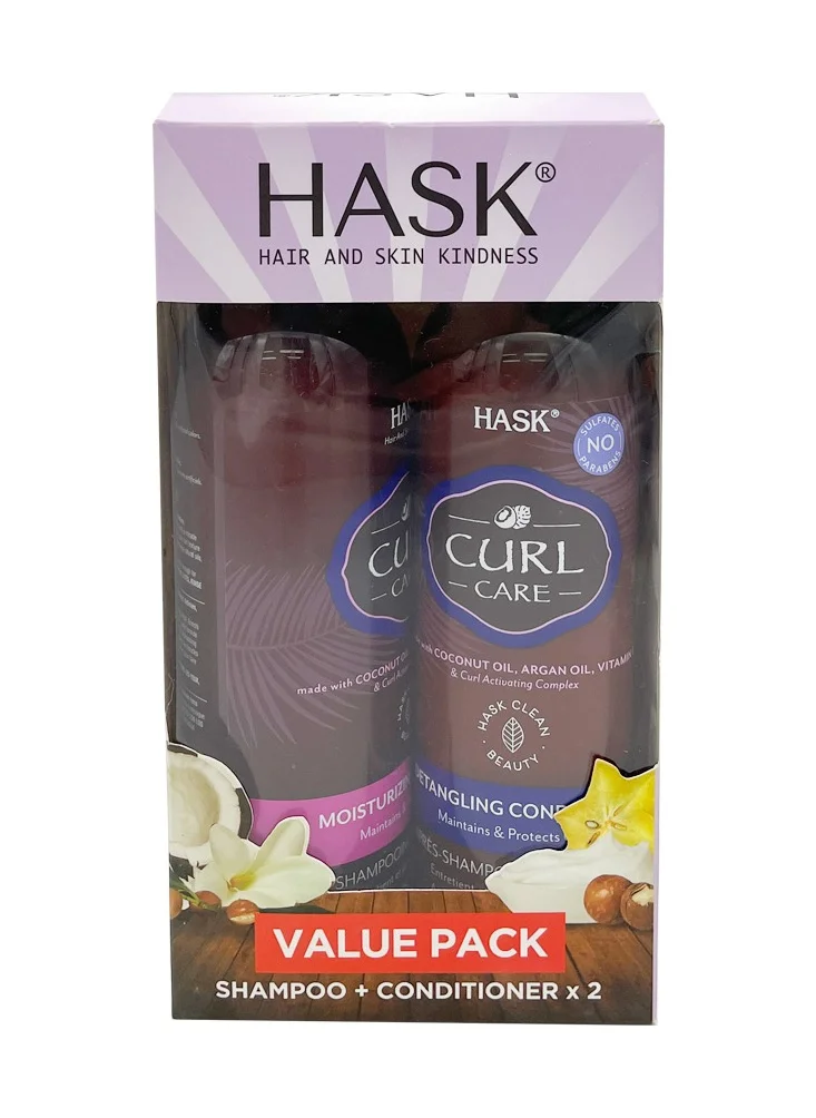 HASK Hask Shampoo & Conditioner 355Ml Asstd. X2 Value Pack