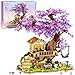 Sitodier Cherry Blossom Tree House Building Toy 880pcs Cherry Blossom Bonsai Building Set with LED Light for Girls Aged 614 Flowers House Construction Set for Kids 6 7 8 9 10 11 12 - Image 2