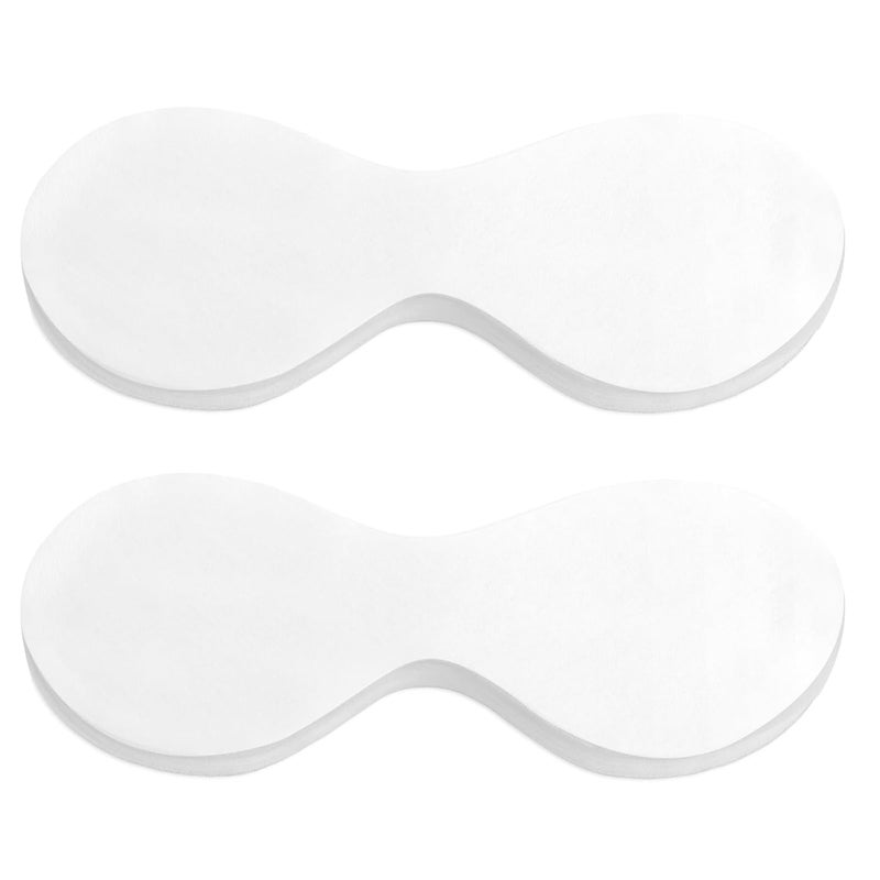 Styquenzer NonWoven Eye Care Patches Paper 100 Pieces Disposible Eye Mask Paper Cotton Spa Eyes Care Sheets Pads DIY Skincare Eyes Covers Beauty Tools for Facial Treatments Moisturizing Makeup Prep - Image 1