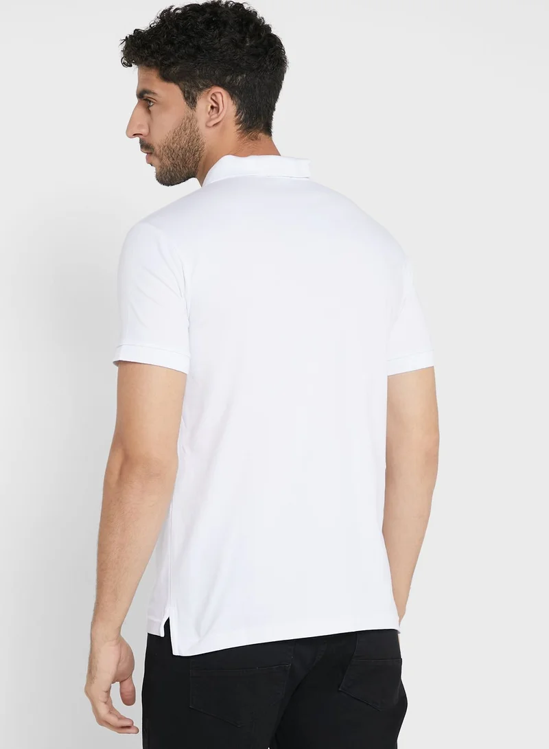 EMPORIO ARMANI Embroidered Logo Polo