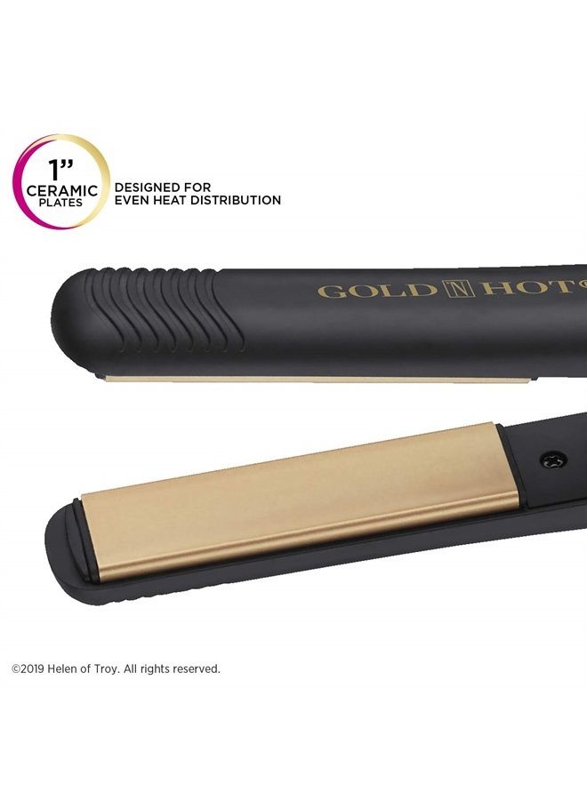 Gold N Hot Professional Ceramic Flat Iron, 1 inch - Image 2