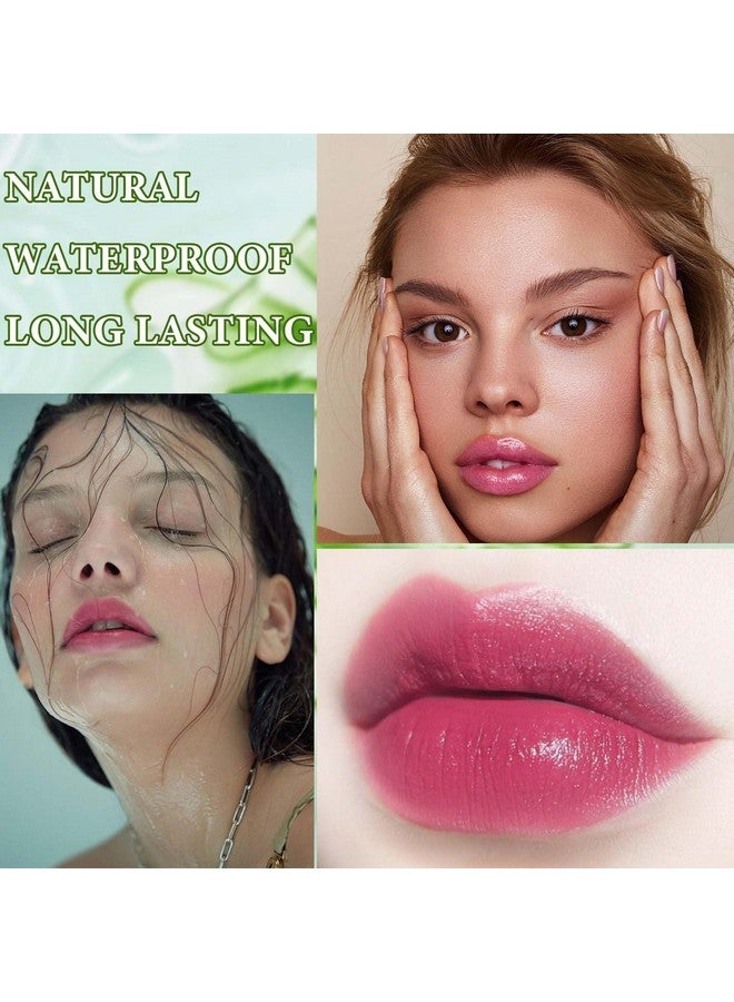 DuoZeng 5 Pcs Aloe Vera Lipstick,Color Changing Change Lipstick for Women Long Lasting Moisturizing Lip Gloss Lip Care Tinted Lip Balm,Magic Lipstick Temperature PH Color Changing Lip Stick - Image 5
