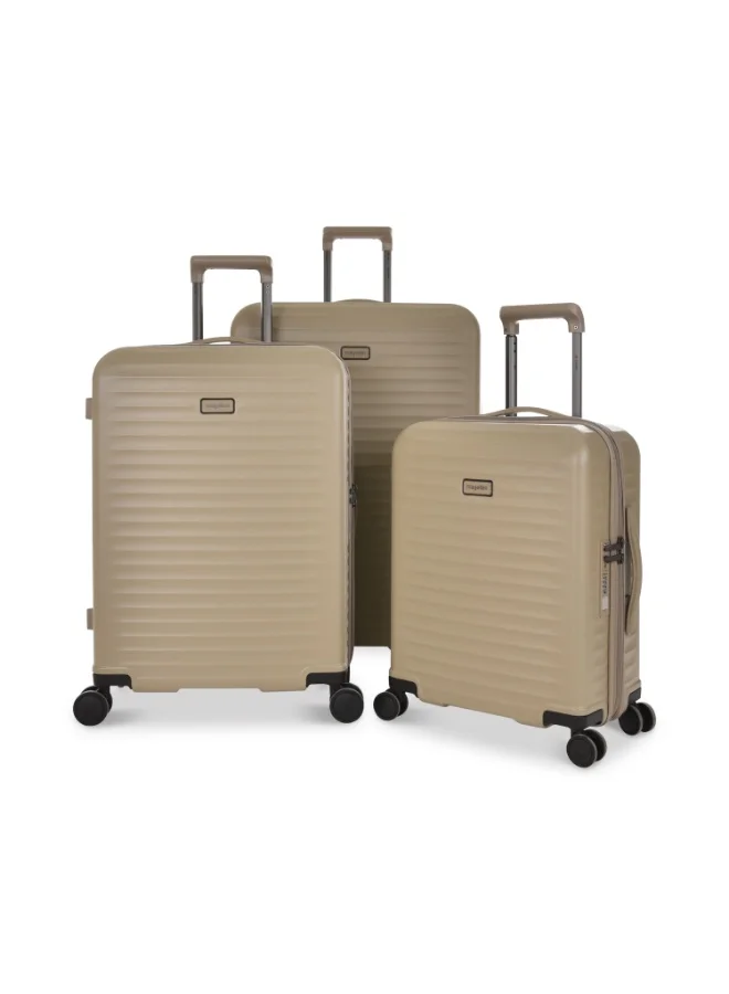 MAGELLAN Hard PC Trolley 3-Piece Luggage Set MH072/3P 20 24 28 Inch with TSA Lock USB Port 4 Double Spinner Wheels Hard Shell Suitcase Set