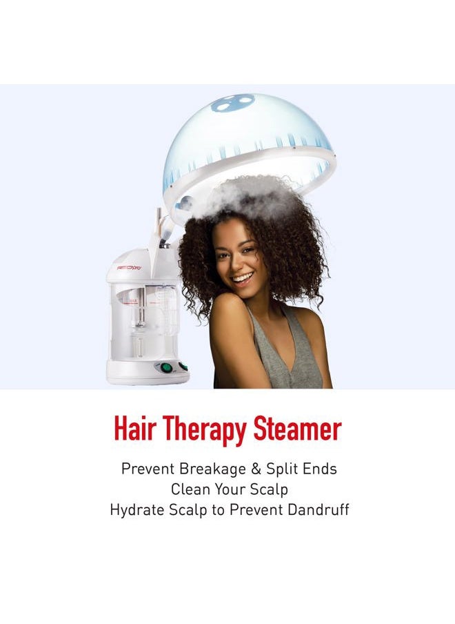 Red by Kiss - Red Pro Hair Therapy 2-in-1 Hair Steamer & Facial Steamer for Hydration Deep Cleaning, Designed for Personal Care at Home or Spa & Salon, Moisturize Hair 6x More Effectively - Image 1