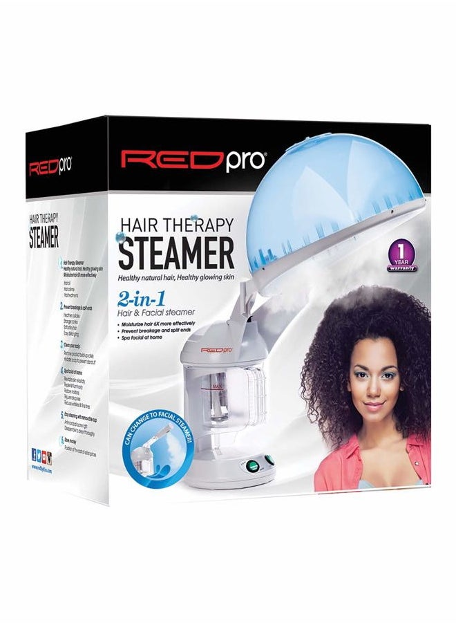 Red by Kiss - Red Pro Hair Therapy 2-in-1 Hair Steamer & Facial Steamer for Hydration Deep Cleaning, Designed for Personal Care at Home or Spa & Salon, Moisturize Hair 6x More Effectively - Image 1