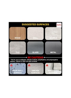 KLAPiT KLAPiT SUPER TAPE - GRIPZILLA 1 Meter Heavy Duty Double-Sided Nano Tape | Holds 60LB/27KG | Waterproof, Residue-Free, Strong Adhesive for Wall Mounting, Frames DIY Indoor & Outdoor Use (4 pc pack)  - Image 4