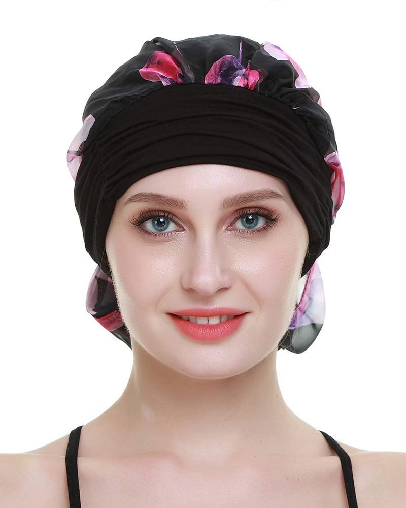 FocusCare Breast Cancer Turbans for Women Headwrap Scarves Chemotherapy Hats Chemo Headwear - Image 2