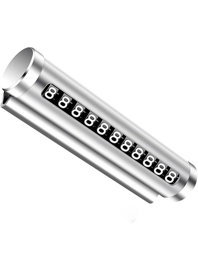 واي جيه لوحة رقم بطاقة وقوف السيارات المؤقتة، بطاقة رقم موقف السيارات مع رقم هاتف مخفي، ملحقات إيقاف السيارات اللوحة المميزة للرقم المؤقت - Image 1