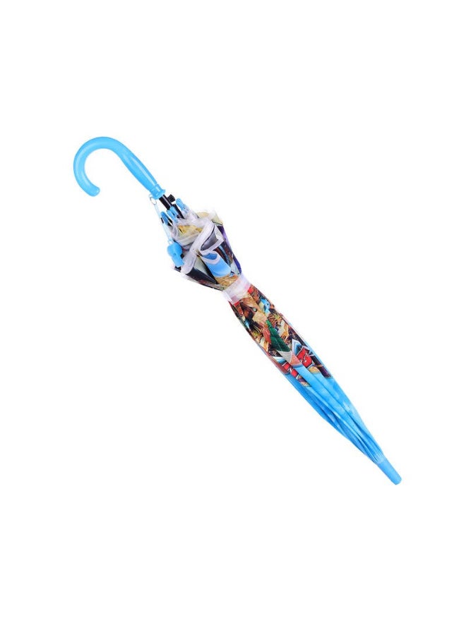 Children's umbrella, colourful design with cartoon characters, parent-like shape - Image 2