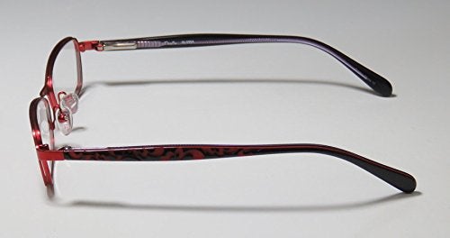 THALIA SODI Thalia Gloria For Ladies/Women Designer Full-Rim Shape Spring Hinges Color Combination Cute Eyeglasses/Spectacles (47-16-130, Red/Black) - Image 4