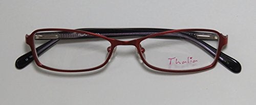 THALIA SODI Thalia Gloria For Ladies/Women Designer Full-Rim Shape Spring Hinges Color Combination Cute Eyeglasses/Spectacles (47-16-130, Red/Black) - Image 2