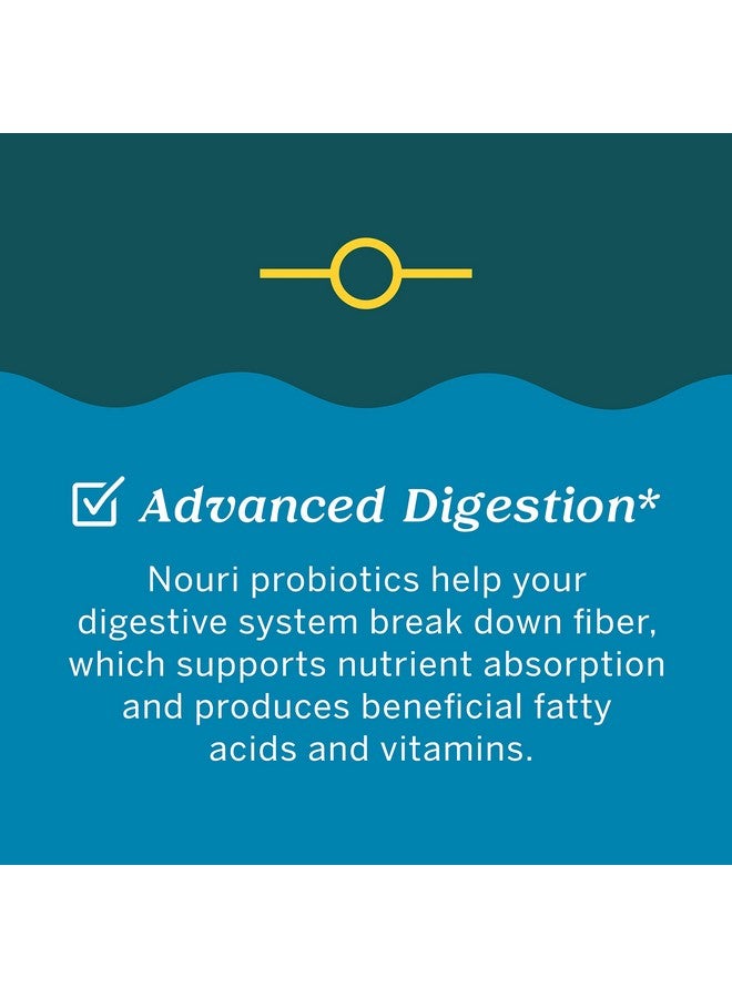 NOURI Digestive Health Probiotic And Omega Oil Probiotics For Digestive Health For Men And Women Take Daily 30 Day Supply - Image 4