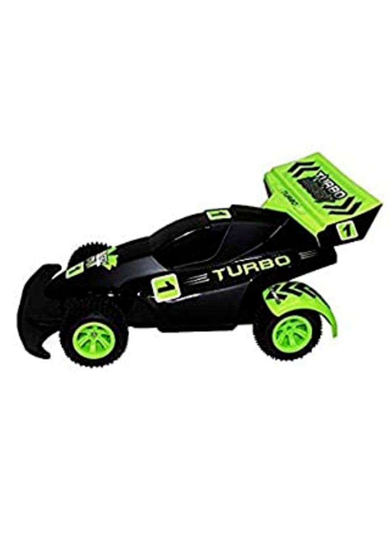 Toon Toyz Turbo Buggy 1:10 Scale RC Offroad Racing Car, 4x4 Durable Remote Control Truck with Gun Remote, High-Speed Performance for Ages 6+