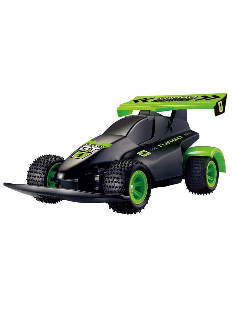 Toon Toyz Turbo Buggy 1:10 Scale RC Offroad Racing Car, 4x4 Durable Remote Control Truck with Gun Remote, High-Speed Performance for Ages 6+