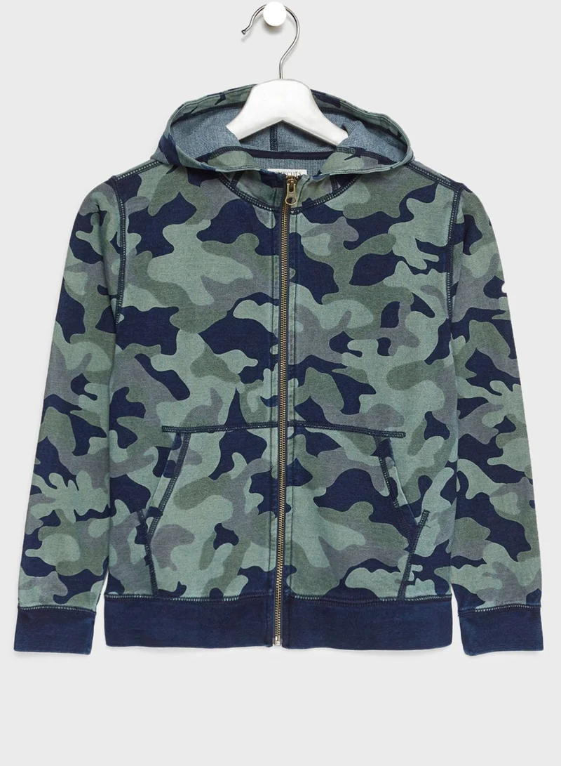 j.crew Teen Camo Hoodie