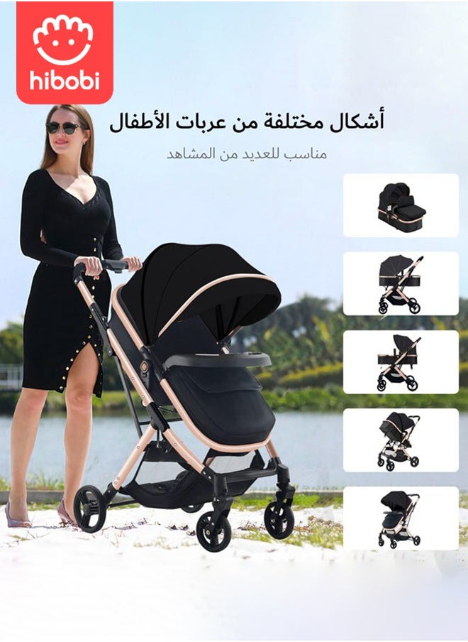 هيبوبي - عربة أطفال للمشي - أسود - Image 1