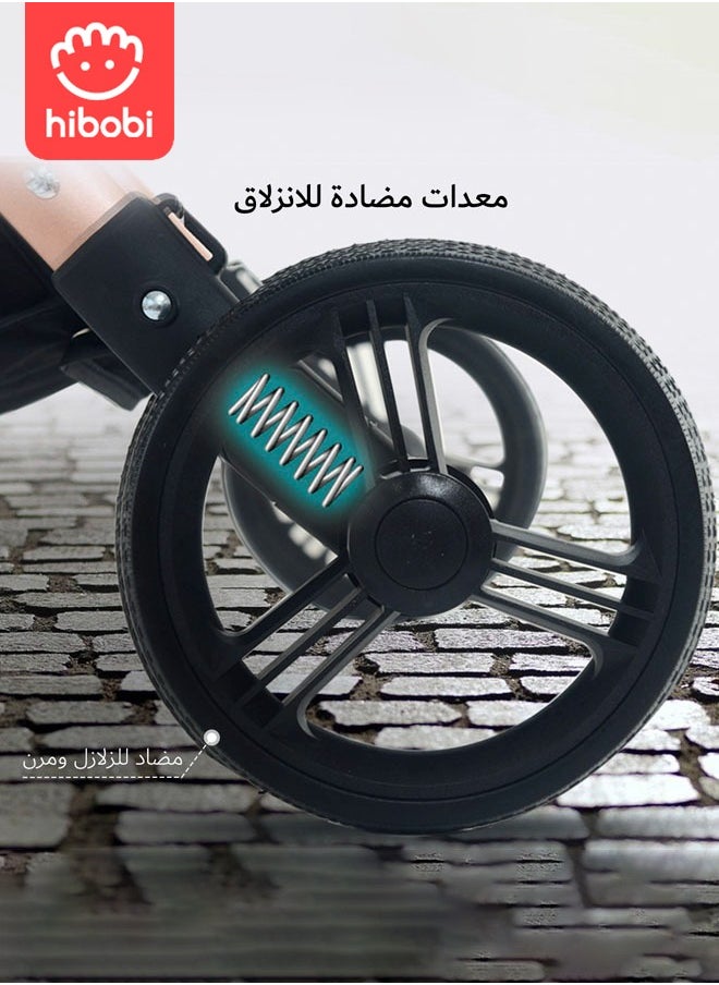 هيبوبي - عربة أطفال للمشي - أسود - Image 1