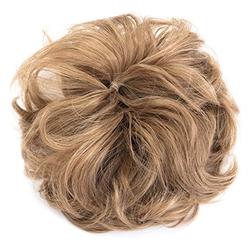 SLLIE Messy Hair Bun Extensions Chignons Hair Hair Scrunchie Scrunchy Updo Hairpiece - Image 2
