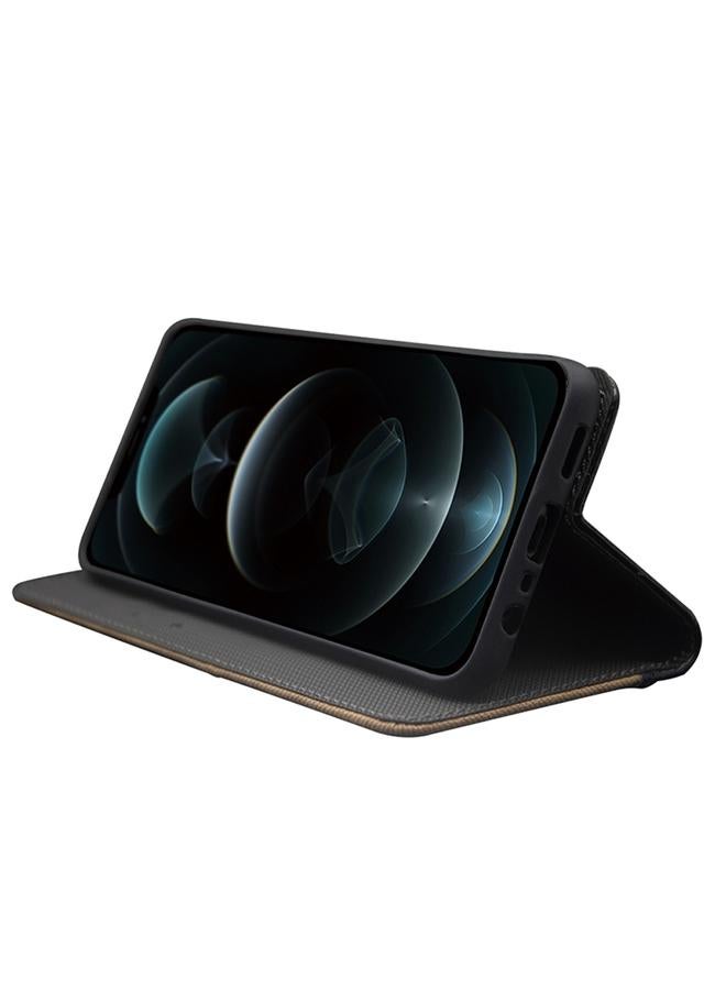 إيدويي جراب لهاتف OnePlus 12 مصنوع من الجلد ثنائي اللون - Image 3