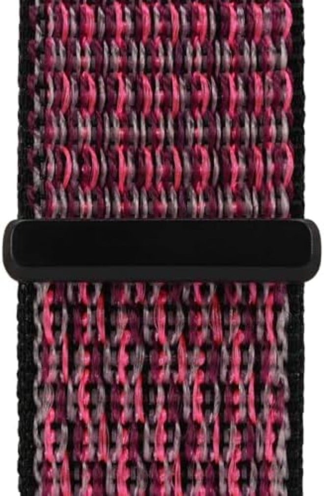 WOCCI Adjustable Nylon Sport Watch Bands with Hook and Loop Fastener, Quick Release Watch Straps for Men and Women, Band Width 16mm 18mm 19mm 20mm 21m 22mm 24mm - Image 1