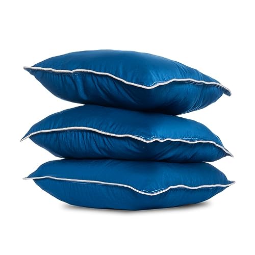 Wakefit Cushion for Sofa | Super Soft Fabric Cushion Pillow, Throw Pillow for Sofa | Premium Fresh Hollow Fibre Filling | 12x12 Inches | Dark Teal | Set of 5 - Image 5