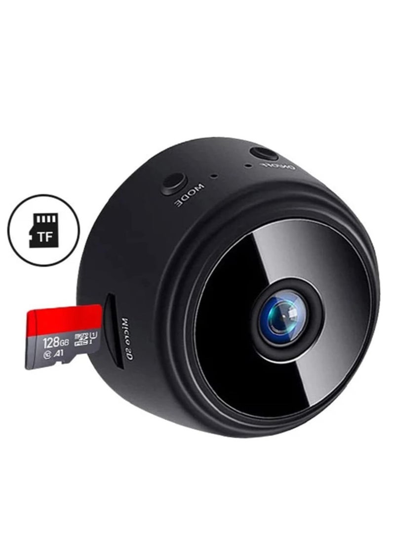 Toshionics - A9 Wi-Fi Mini Monitoring Surveillance Camera Security Night Clear Vision Hidden Recording Voice Camera Suitable for Car Home Office Warehouse Shop Indoor and Outdoor Security Safety 1080P HD - Image 1