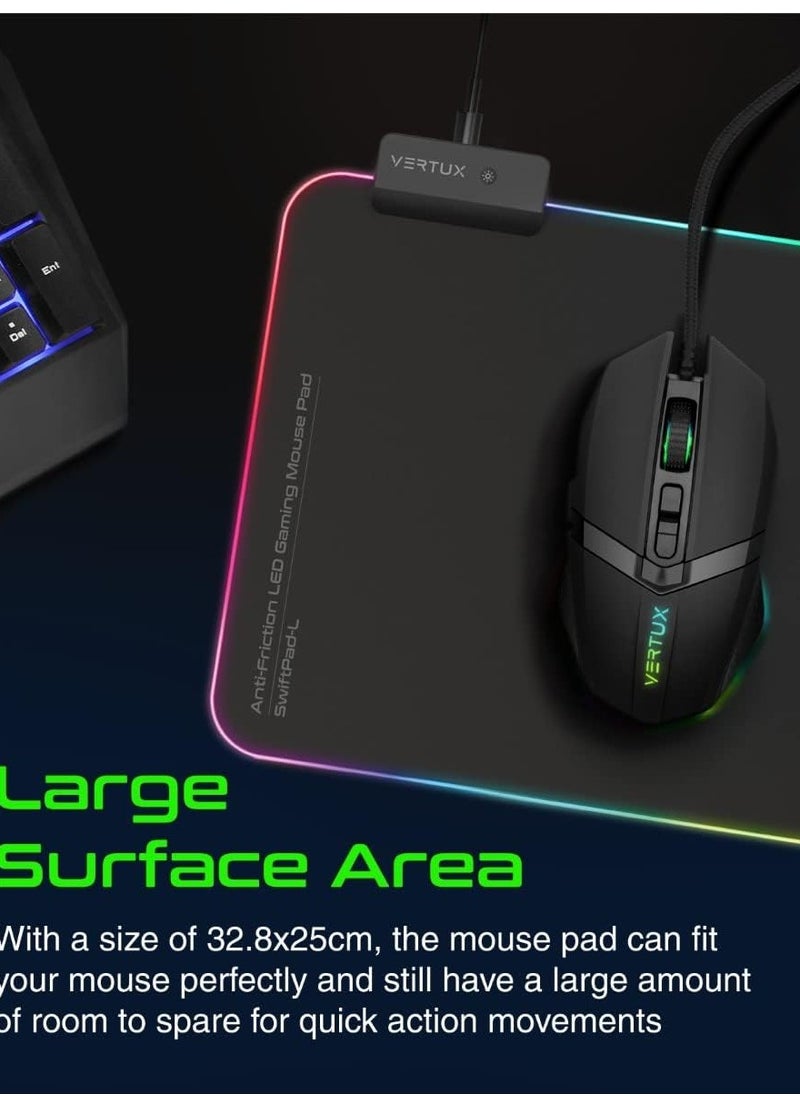 VERTUX - Vertux, 4-in-1 Gaming Backlit Anti-Ghosting Keyboard, 3600 DPI Gaming Mouse, RGB Mat, Headphones with Microphone, VertuKit - Image 1