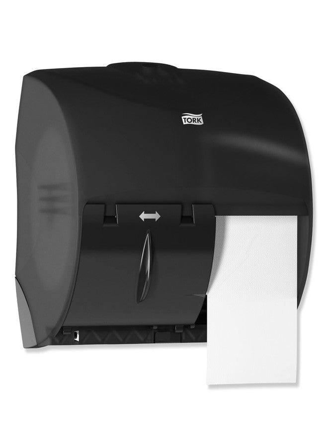 Wausau Tork Twin Bath Tissue Roll Dispenser for OptiCore, 11.06 x 7.18 x 8.81, Black (565728) - Image 3