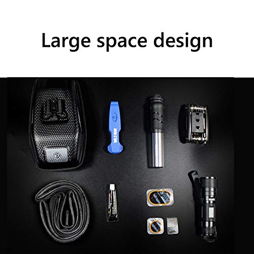 WILD MAN 0.8L Waterproof Fast Release Hard Shell Bike Saddle Bag Under Seat for Mountain Road MTB Bicycle Cycling - Image 3