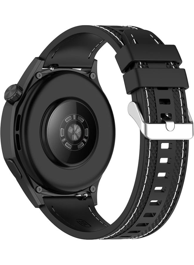 22mm Braid Nylon Silicone Strap For Watch GT5 22mm GT5 Runner - Image 3